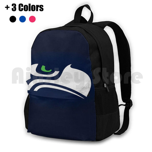 Seattle Seahawks Throwback Retro Vintage Outdoor Backpack