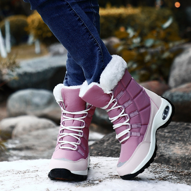 Lace-up Comfortable Ankle Boots Waterproof Hiking Boots