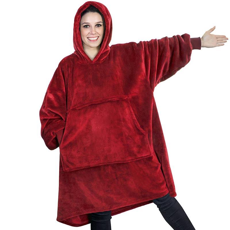 Oversized Hoodie Blanket w/ Sleeves