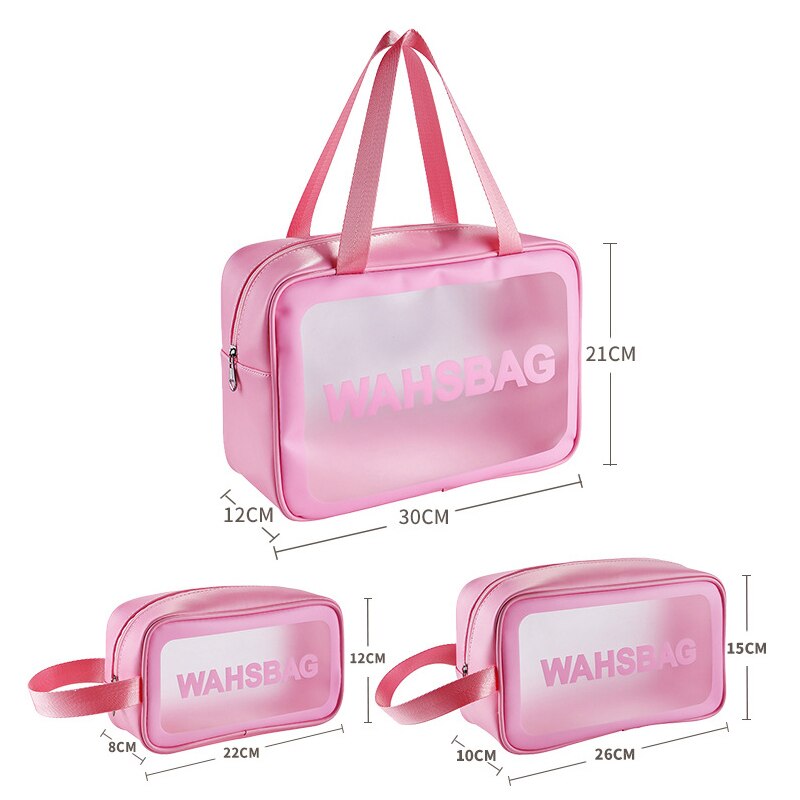 Clear Box Design PVC Transparent Makeup Travel Bag