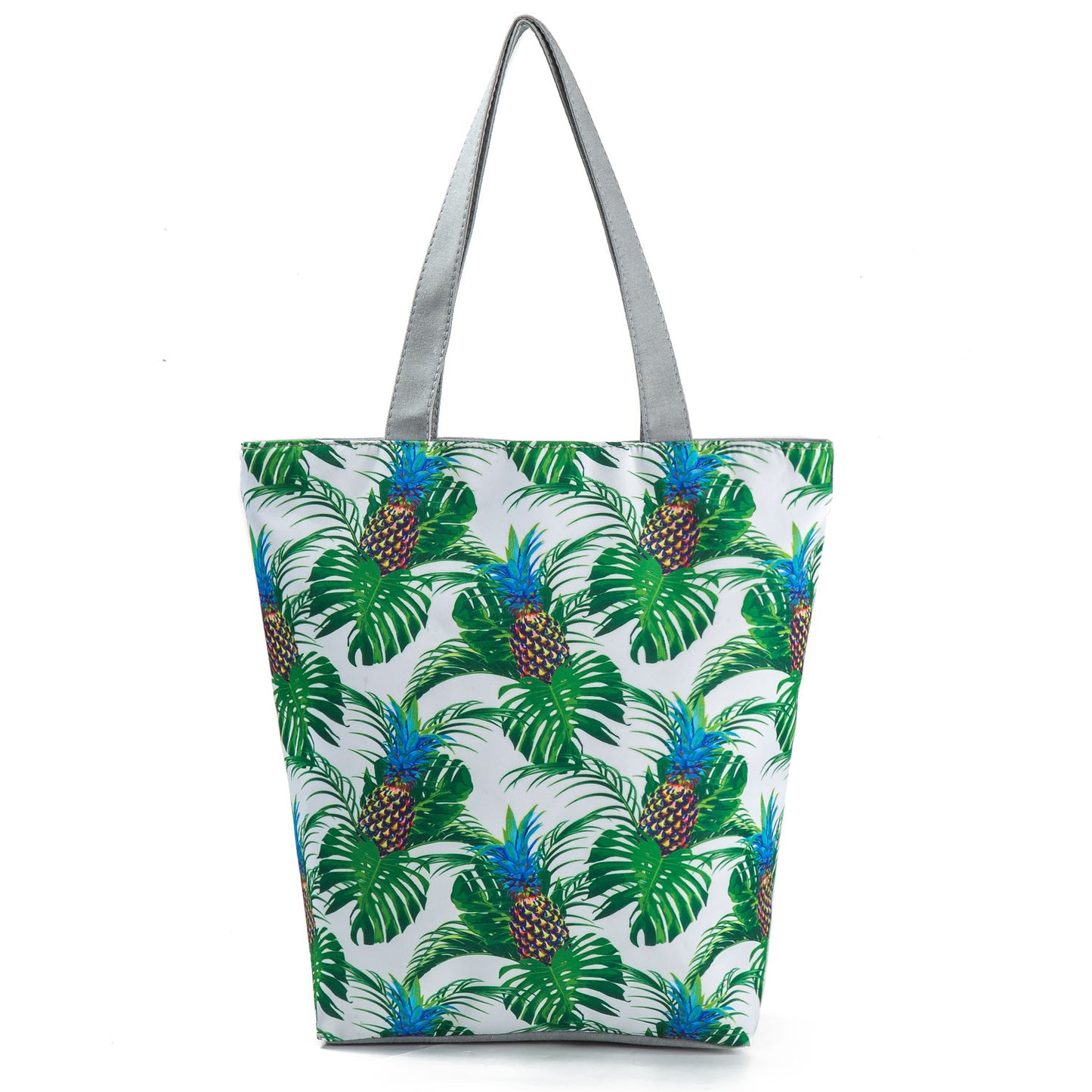 Floral Print Women Shoulder Canvas Shopping Tote Bag