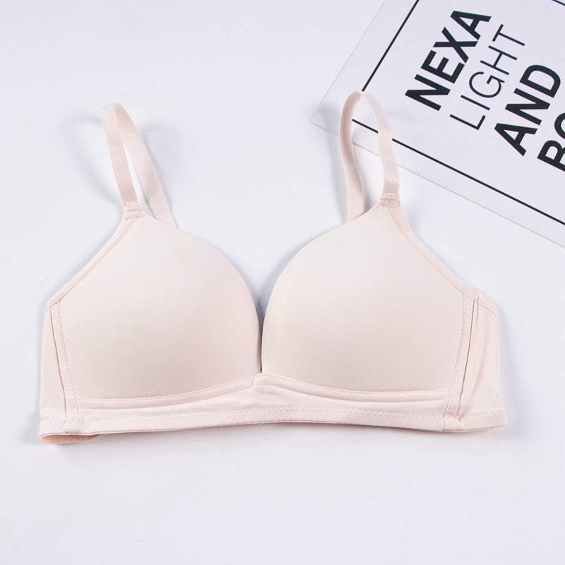 Seamless Soft Wireless Adjusted Push Up Bras