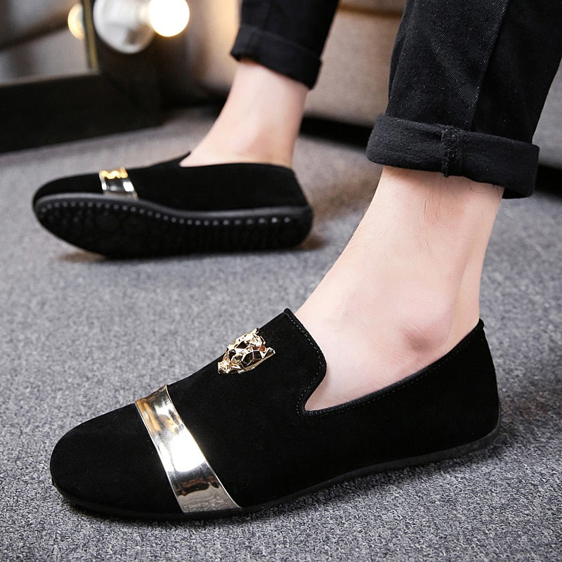 New Men Casual Shoes Suede Shoes Men Loafers Shoes Flats Men Driving Shoes Soft Moccasins Footwear Slip-On Walking Shoes Loafers