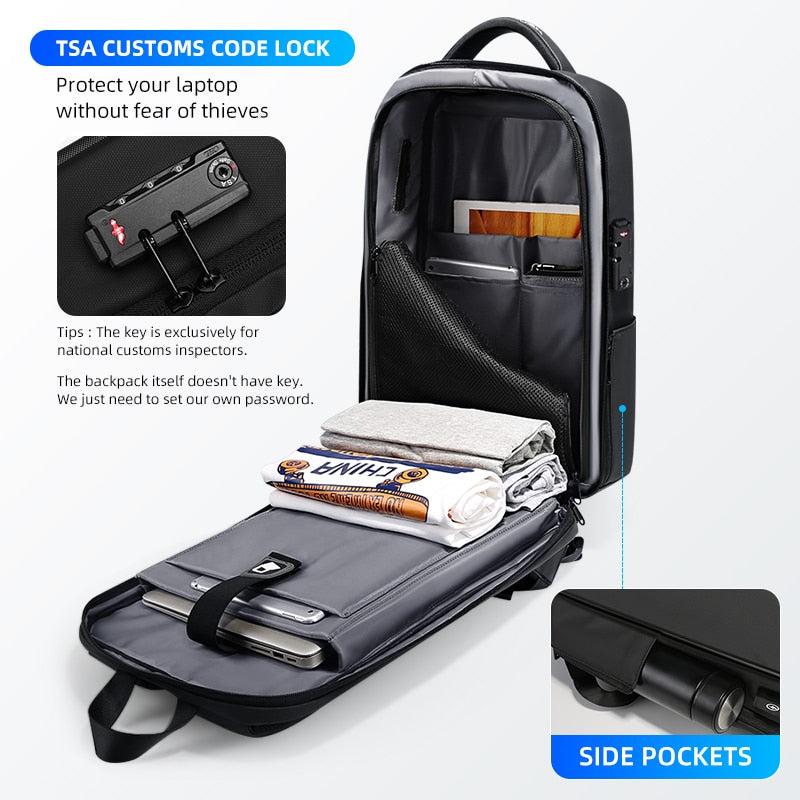 Laptop Anti-theft Waterproof USB Charging Backpack