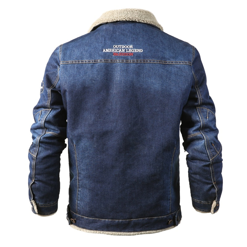 Denim Men's Fleece Lined Jean Jacket