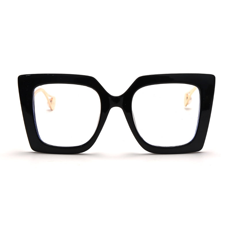 Square Clear Optical Transparent Frame Eyeglasses