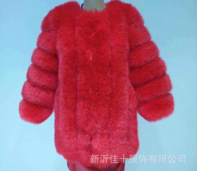 Faux Fur Long Ladies Winter Coat Plus to 4X