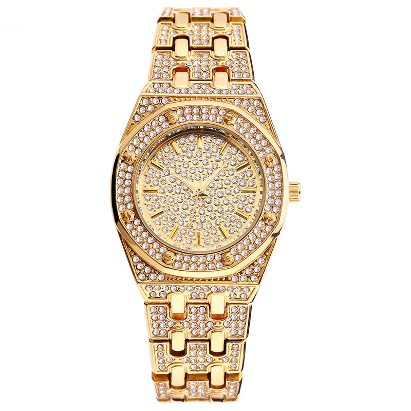 Bling Diamond Women's Waterproof Watches