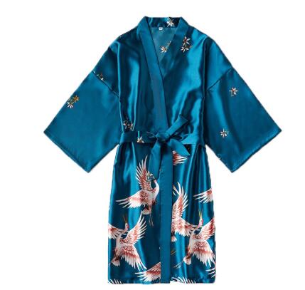 Satin Silky Ladies Kimono Robes