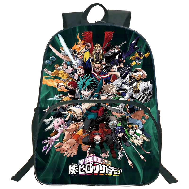 My Hero Academia Backpack Popular Pattern School Backpack Children Boys Girls Daily Beautiful Backpack