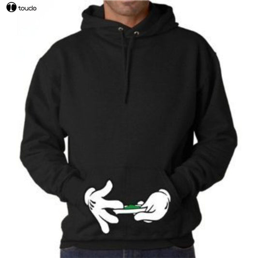 Hands Rolling Joint Hoodie Sweatshirt