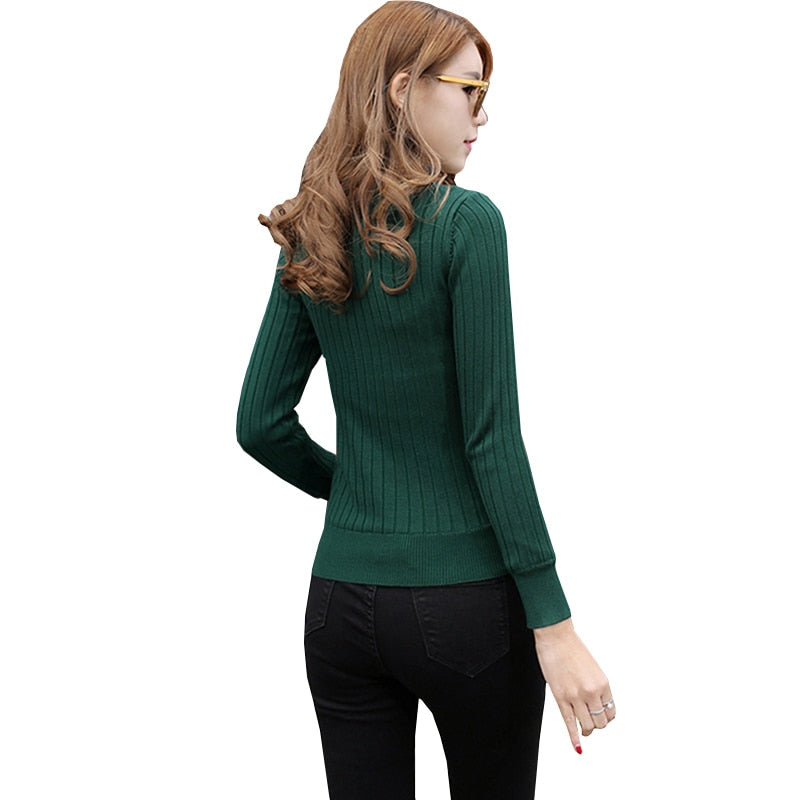 Velvet Lined Knitted  Ladies Pullover Sweater