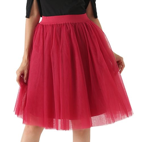 Petticoat Bridesmaid Midi Tutu Skirt