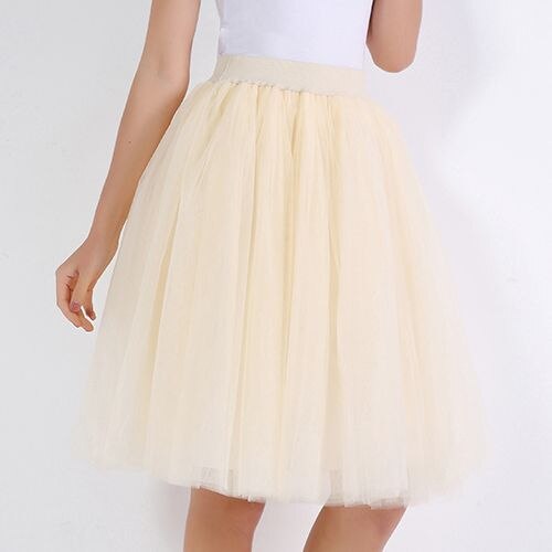 Petticoat Bridesmaid Midi Tutu Skirt