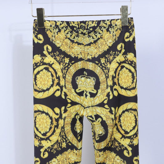 Italian Gold/Black Women's Printed Leggings