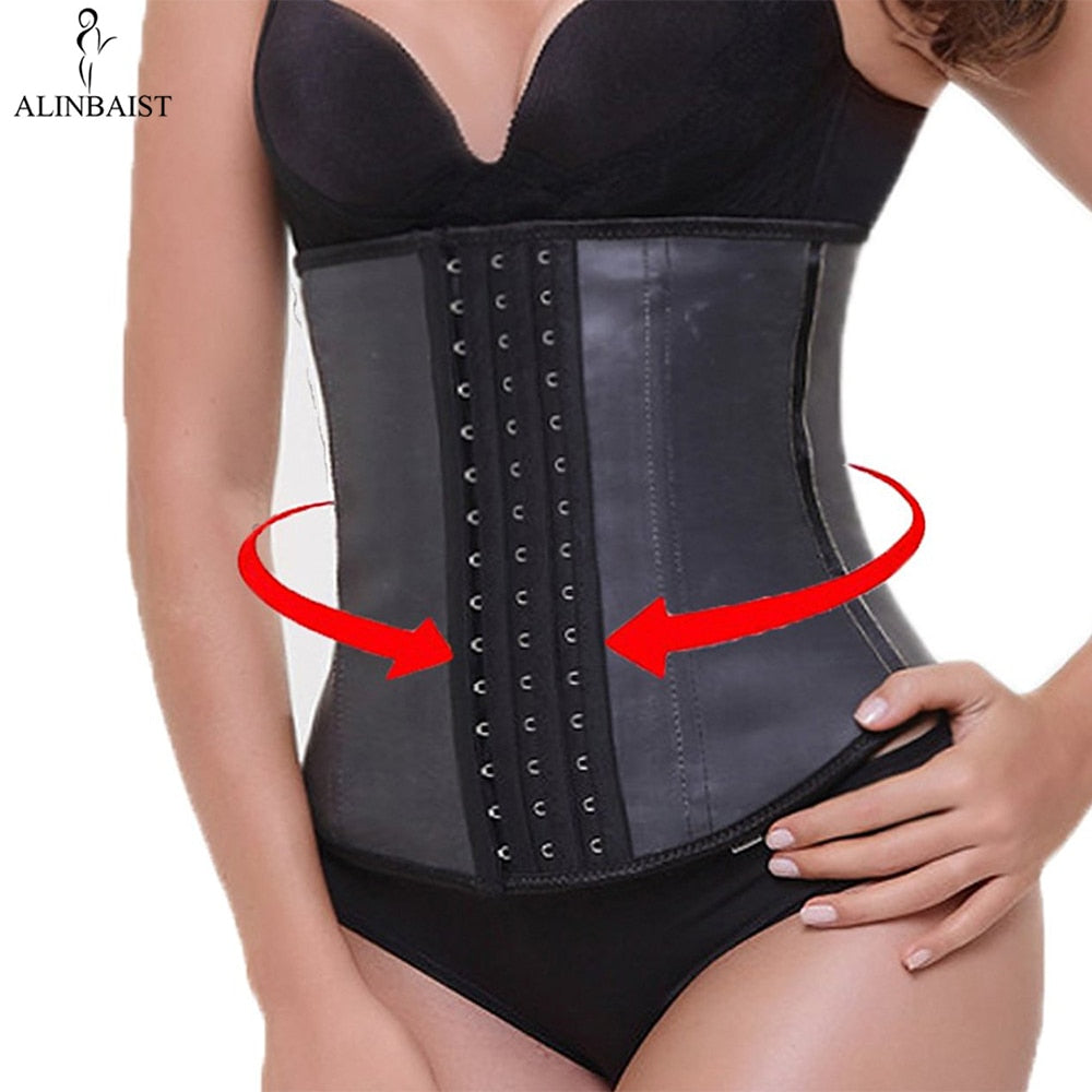 Latex Waist Trainer Cincher Workout Tummy Control Corset