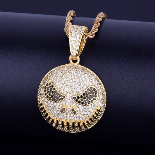 Character Round Face Pendant Necklace