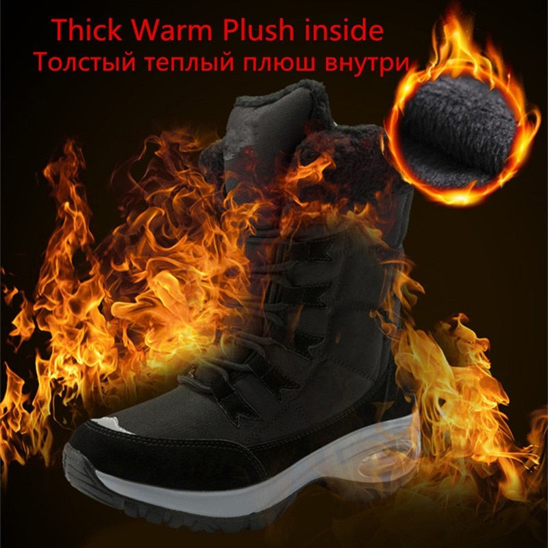 Lace-up Comfortable Ankle Boots Waterproof Hiking Boots