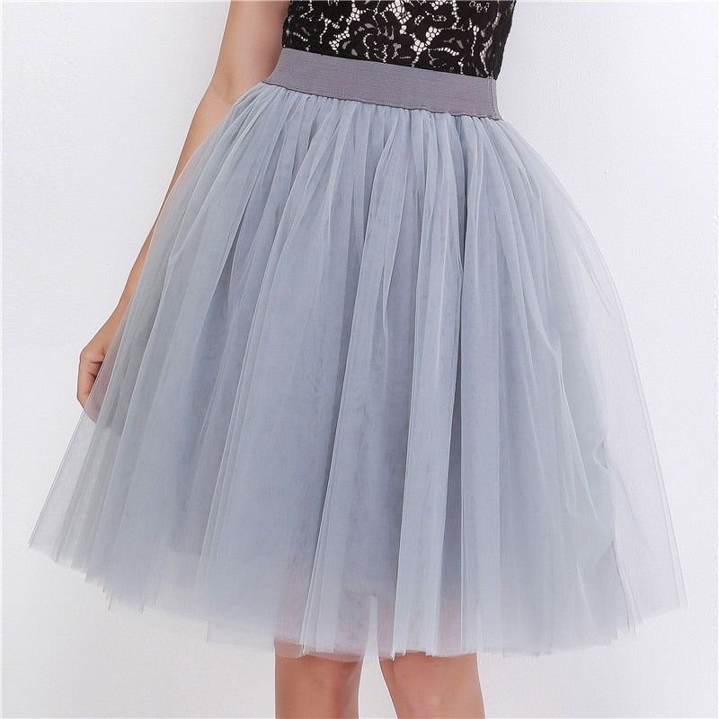 Petticoat Bridesmaid Midi Tutu Skirt