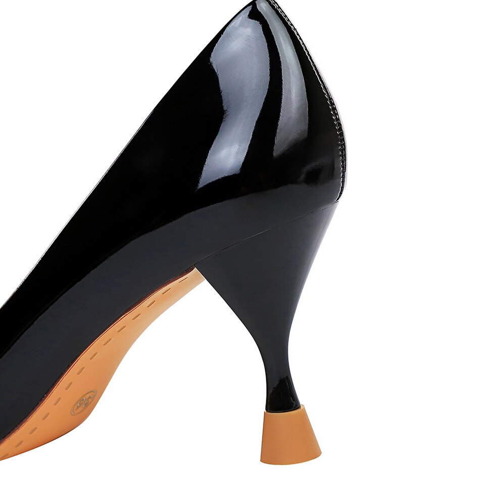 Patent Leather High Heels Pointed Toe Pumps