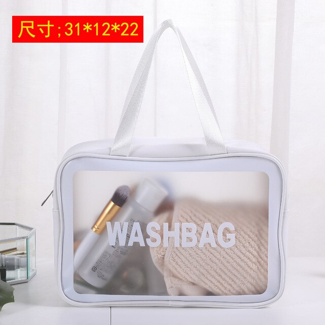 Clear Box Design PVC Transparent Makeup Travel Bag