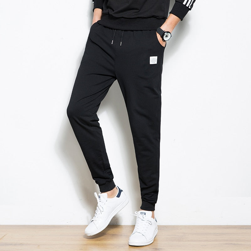 Men's Cotton Jogger Solid Track Pants