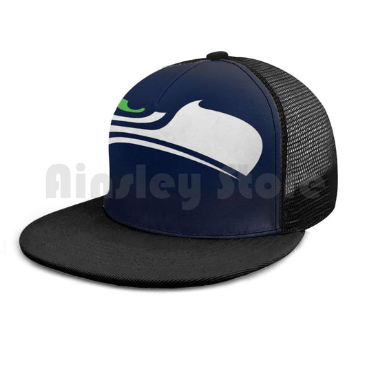 Seattle Seahawks Baseball Cap Unisex Mesh Adjustable Throwback Retro Vintage