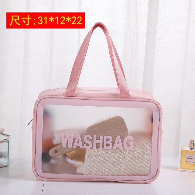 Clear Box Design PVC Transparent Makeup Travel Bag