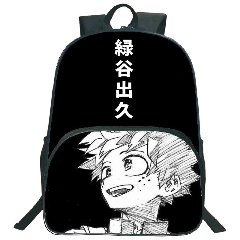 My Hero Academia Backpack Popular Pattern School Backpack Children Boys Girls Daily Beautiful Backpack