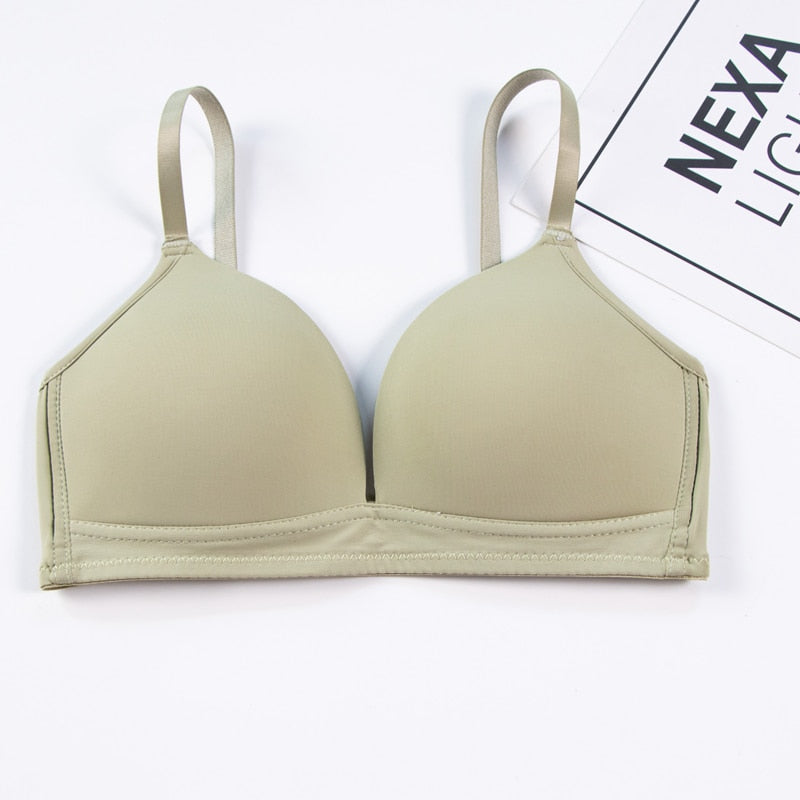 Seamless Soft Wireless Adjusted Push Up Bras