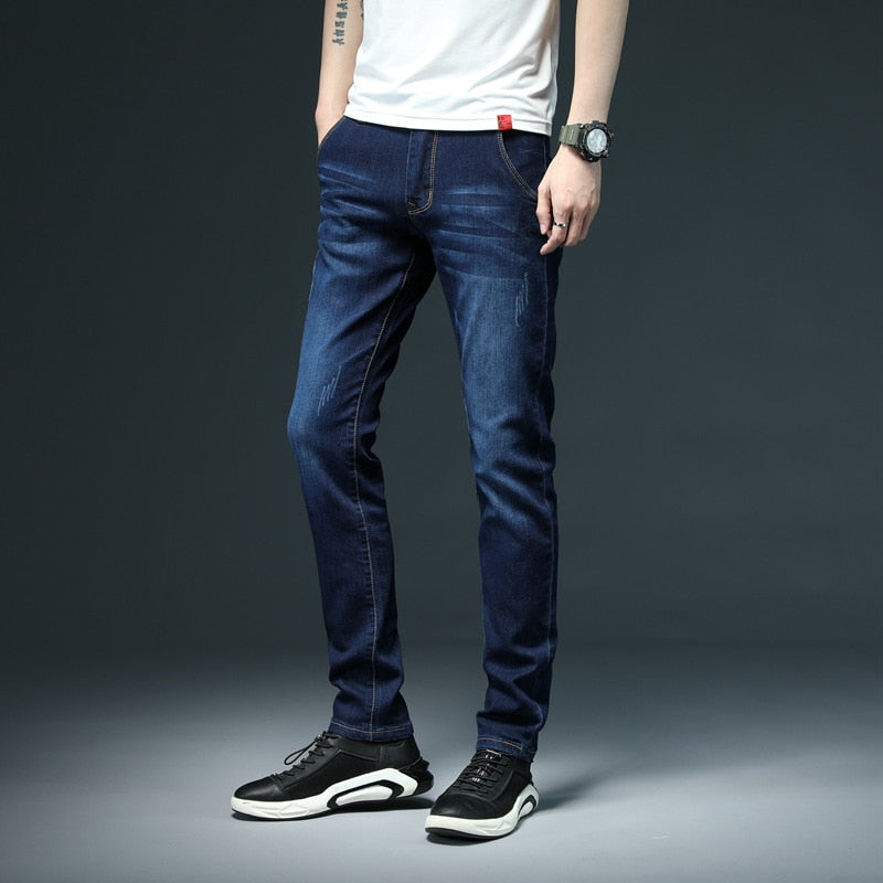 Men's Skinny Cotton Slim Denim Jeans