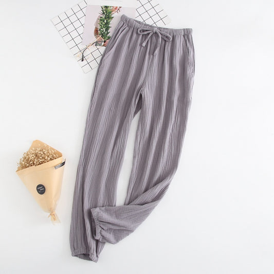 Loose Japanese Drawstring Women's Pajama Pants