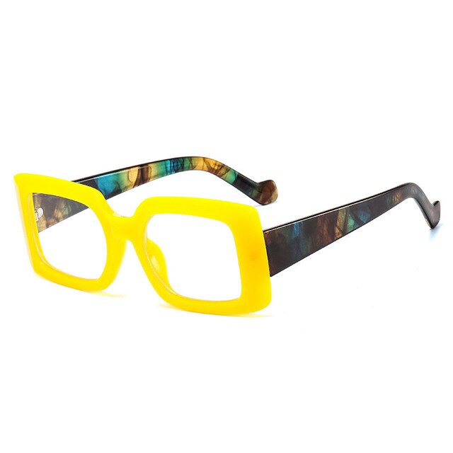 Colorful Square Candy Color Glasses Retro Rectangular Sunglasses UV400