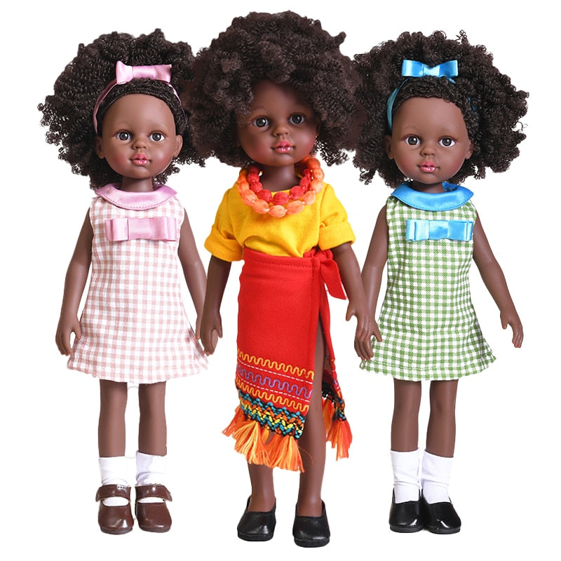 Black African American Reborn Silicone Vinyl Dolls