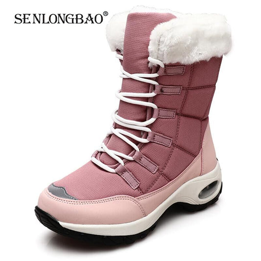 Lace-up Comfortable Ankle Boots Waterproof Hiking Boots