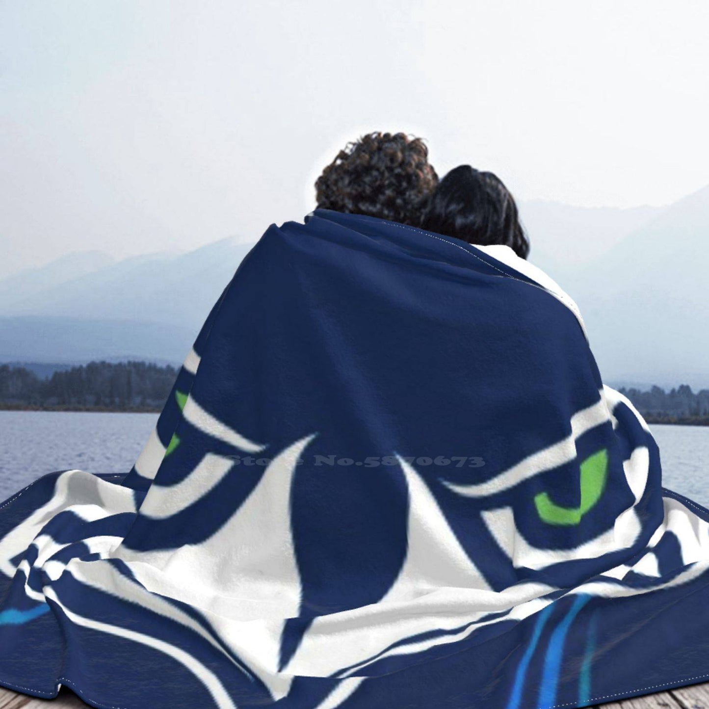 Seahawks Air Conditioning Blanket Travel Portable Blanket Seahawks Football