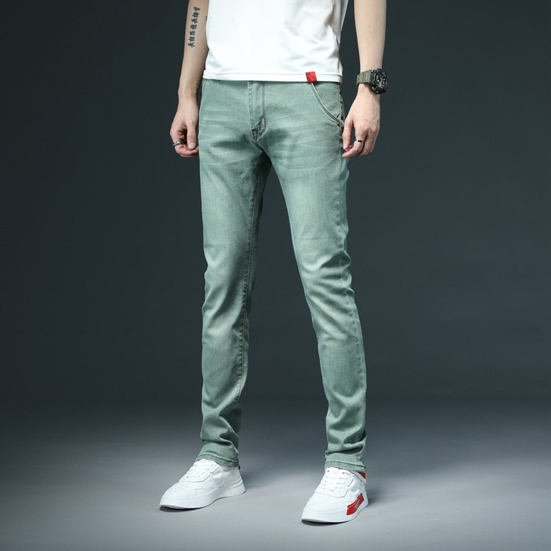 Men's Skinny Cotton Slim Denim Jeans