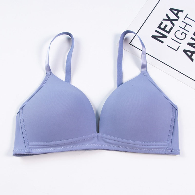 Seamless Soft Wireless Adjusted Push Up Bras