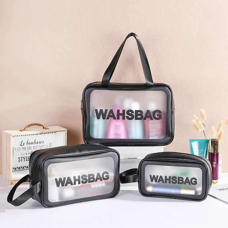 Clear Box Design PVC Transparent Makeup Travel Bag