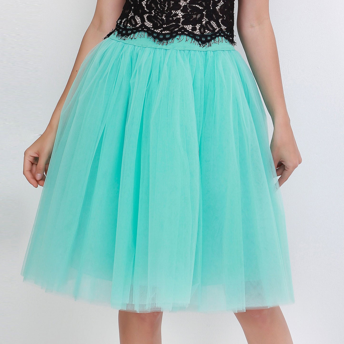 Petticoat Bridesmaid Midi Tutu Skirt