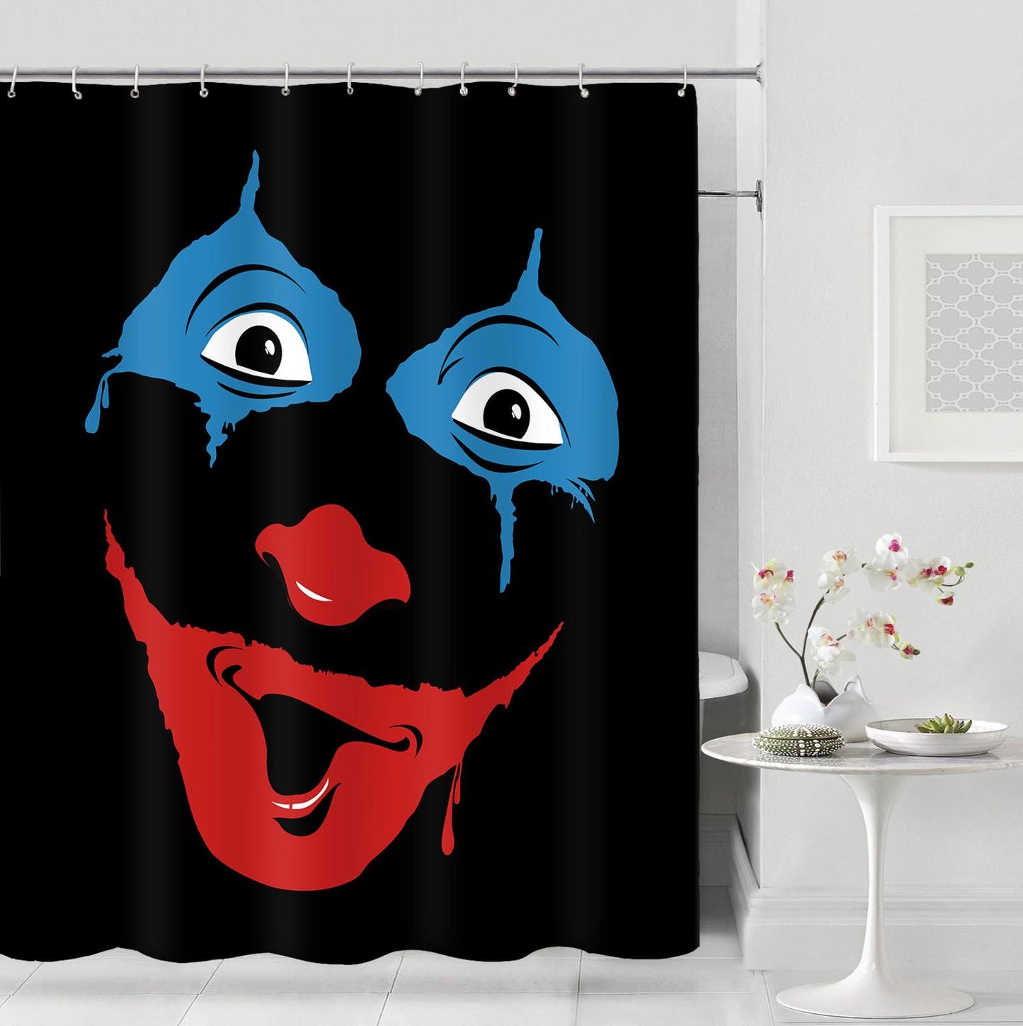 Black Woman w/ Gold Waterproof Shower Curtain