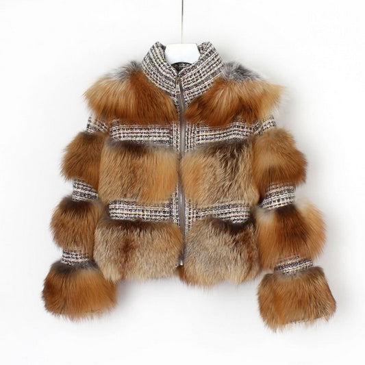 REAL Fox Fur Short Ladies Jacket