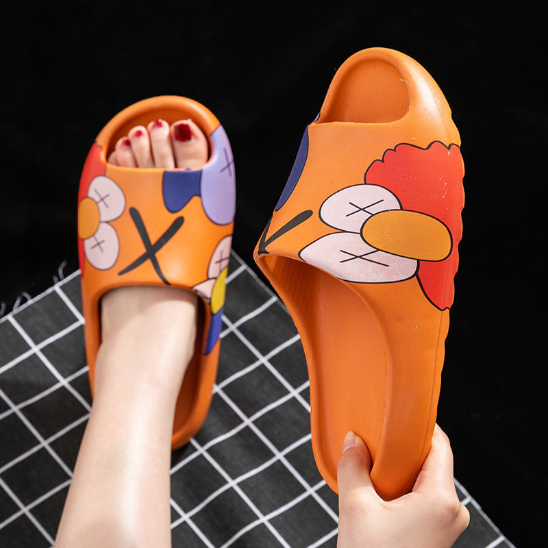 Cartoon Print Women's Graphic Slipper Flip Flop Slides