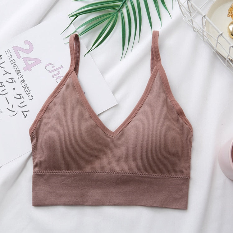 Seamless Solid Sports Bras