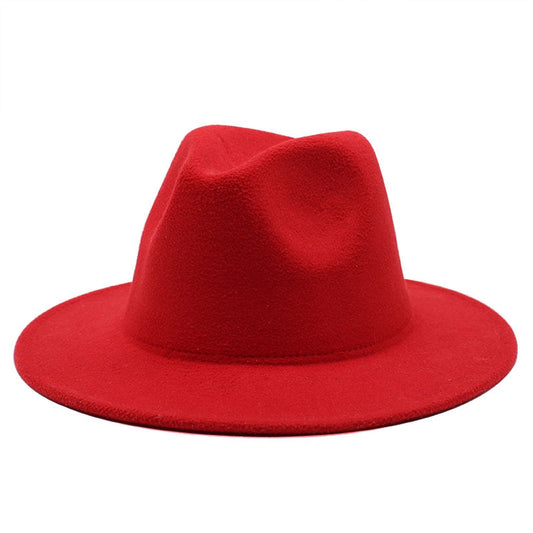 Retro Felt Jazz Big Brim Panama Fedora