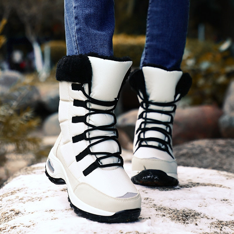 Lace-up Comfortable Ankle Boots Waterproof Hiking Boots