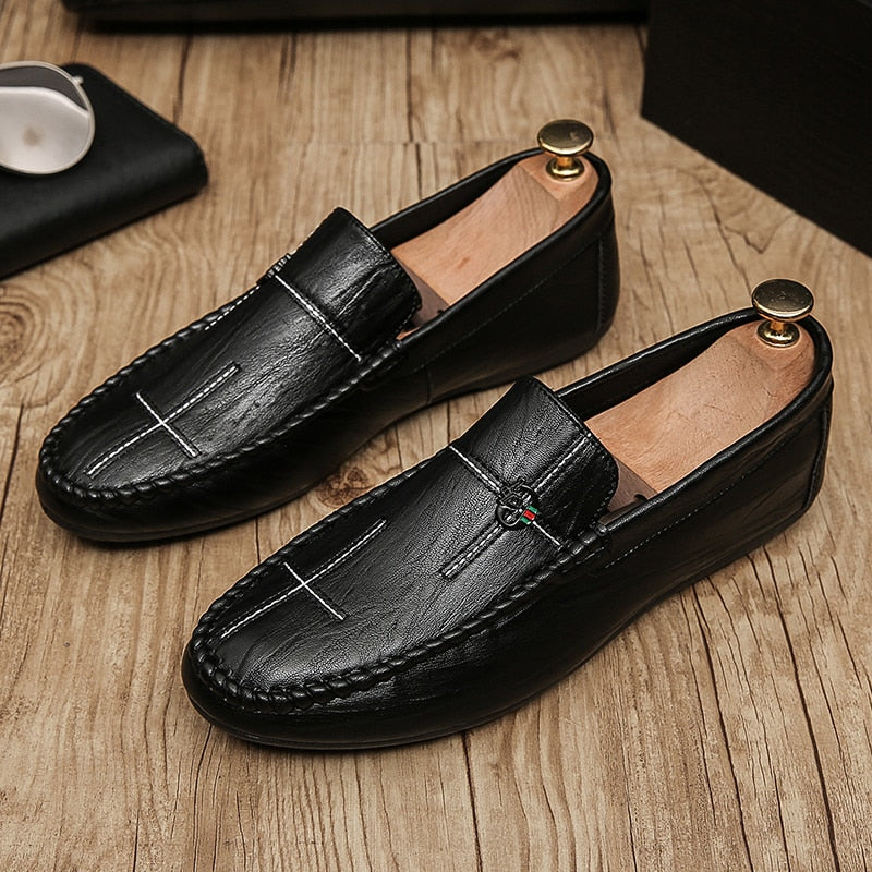 New Men Casual Shoes Suede Shoes Men Loafers Shoes Flats Men Driving Shoes Soft Moccasins Footwear Slip-On Walking Shoes Loafers