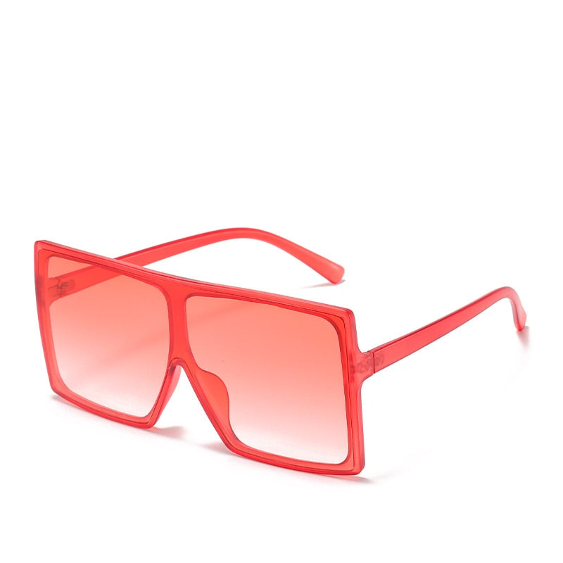 Oversized Square Gradient Sunglasses UV400