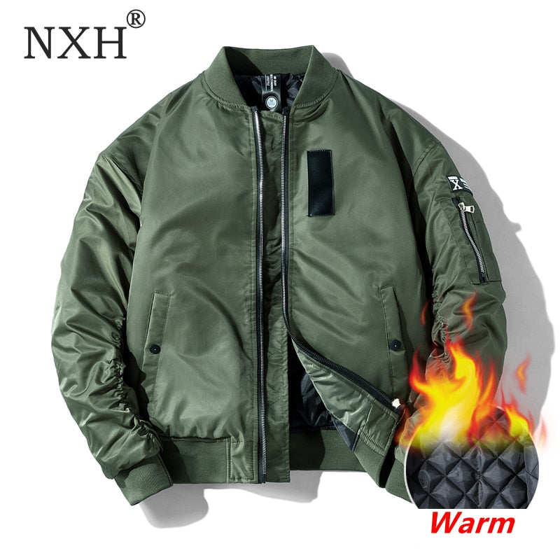 Men's Baseball Bomber Pilot Jacket