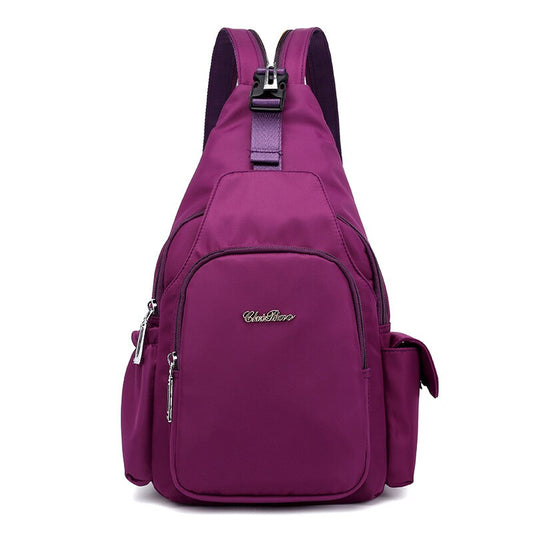 Women's Multi-Function Waterproof Nylon Laptop Pocket Backpack